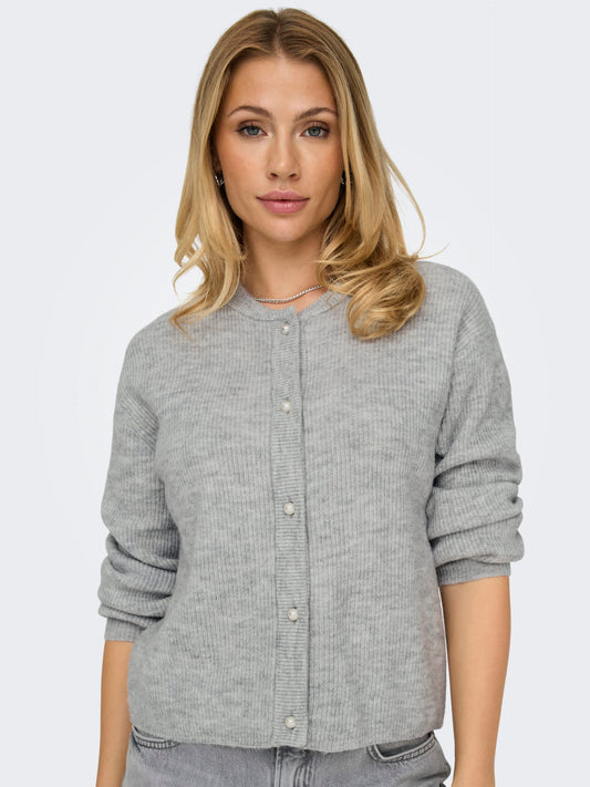 JDYLUMI LIFE L/S BUTTON CARDIGA KNT