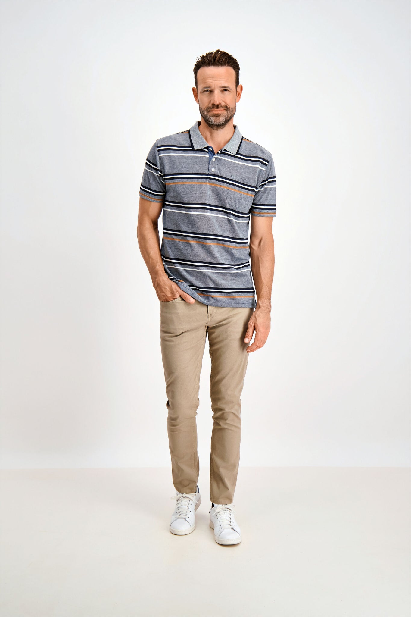 Cotton polo tee