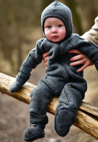 Wool Baby Suit
